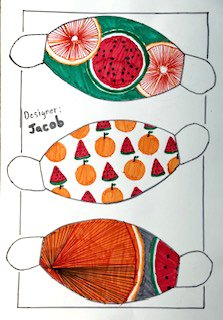 永和 邱胤綸-9歲-水果剖面-口罩設計